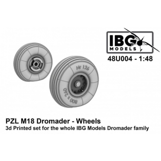 IBG 48U004 PZL M18 Dromader - Wheels - 3d Printed Set (1:48)