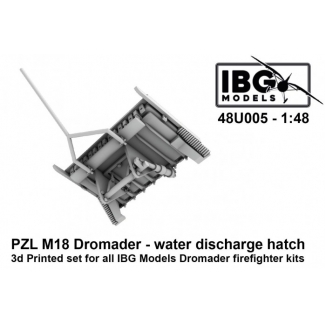 IBG 48U005 PZL M18 Dromader - Water Discharge Hatch - 3d Printed Set (1:48)