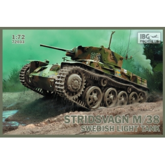 IBG 72033 Stridsvagn M/38 Swedish light tank (1:72)