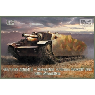 IBG 72052 43M Zrinyi II Hungarian Assault Gun with sideskirts (1:72)