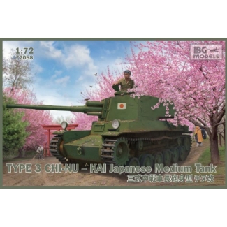 IBG 72058 Type 3 Chi-Nu – Kai Japanese Medium Tank  (1:72)