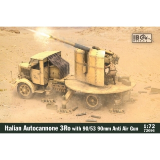 IBG 72096 Italian Autocannone 3Ro with 90/53 90mm AA Gun (1:72)