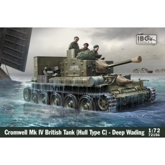 IBG 72156 Cromwell Mk IV British Tank (Hull type C) - Deep Wading (1:72)