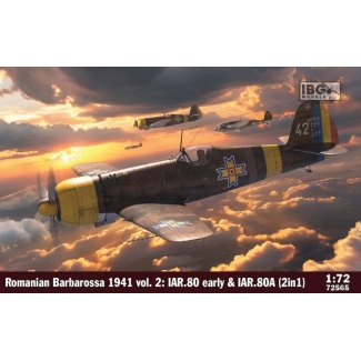 IBG 72565 Romanian Barbarossa 1941 Vol.2 IAR.80 early & IAR.80A (2in1) (1:72)