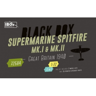 IBG 72584 Supermarine Spitfire Mk.I & Mk.II - Great Britain 1940 - Black Box Edition -  Limited edition (1:72)