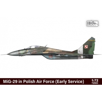 IBG 72903 MiG-29 in Polish Air Force (Early Service) (LIMITED EDITION, will include additional 3d printed parts) (1:72)