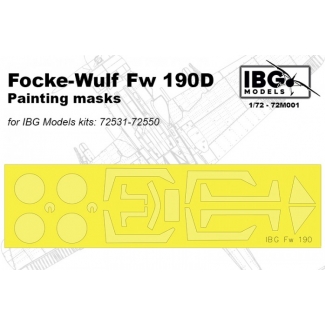 IBG 72M001 Fw 190D Painting Masks (1:72)