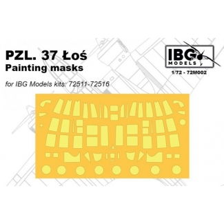 IBG 72M002 PZL 37 Łoś - Painting Masks (1:72)