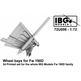 IBG 72U006 Wheel bays for Fw 190D family (3d printed) (1:72)