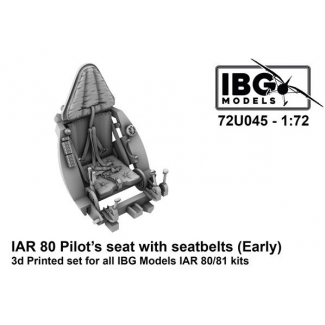 IBG 72U045 Pilot's Seat with Seatbelts for I.A.R. 80/81 (Early, used until 1941) (1:72)