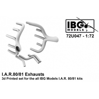 IBG 72U047 I.A.R. 80/81 Exhausts (1:72)