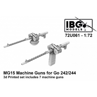 IBG 72U061 MG15 Machine Guns for Gotha Go-242/244 (1:72)