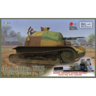 IBG E3502 Tankietka TKS z ckm Hotchkiss wz.25 (zawiera klej , pędzelek , farby Hataka ) (1:35)