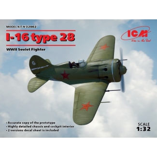 I-16 type 28, WWII Soviet Fighter (1:32)