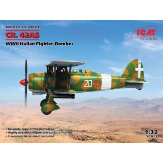 CR.42AS, WWII Italian Fighter-Bomber (1:32)
