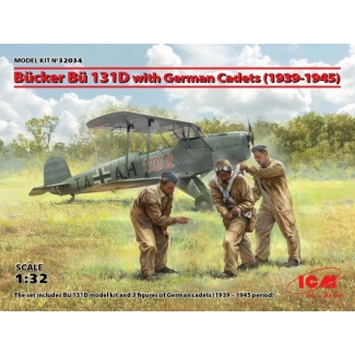 Bücker Bü 131D with German Cadets (1939-1945) (1:32)