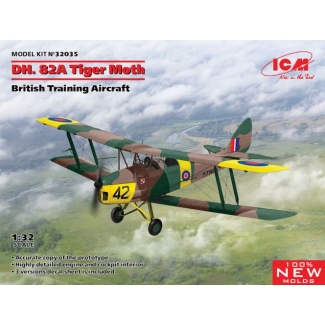 ICM 32035 D.H.82A Tiger Moth, British Training Aircraft (1:32)