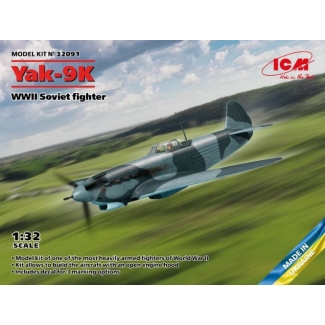 ICM 32091 Yak-9K, WWII Soviet fighter (1:32)