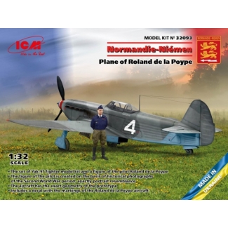 Normandie-Niemen. Plane of Roland de la Poype (Yak-9T with Roland de la Poype figure) (1:32)