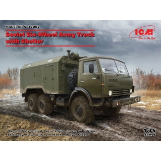 ICM 35002 Soviet Six-Wheel Army Truck with Shelter (1:35)