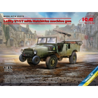 ICM 35572 Laffly V15T with Hotchkiss machine gun (1:35)