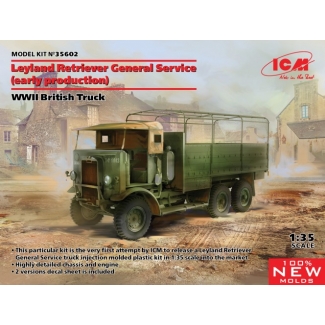 ICM 35602 Leyland Retriever General Service (early production), WWII British Truck (1:35)