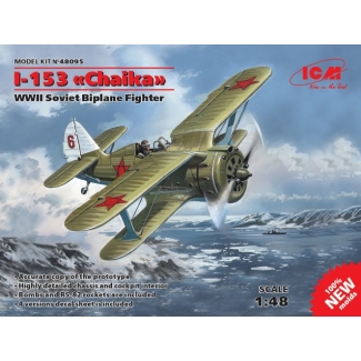 I-153 "Chaika", WWII Soviet Biplane Fighter (1:48)
