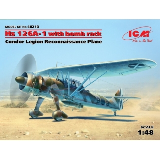 Hs 126A-1 with bomb rack, Condor Legion Reconnaissance Plane (1:48)