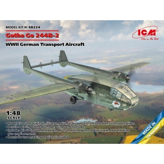 ICM 48224 Gotha Go 244B-2, WWII German Transport Aircraft (1:48)