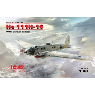 He 111H-16, WWII German Bomber (1:48)