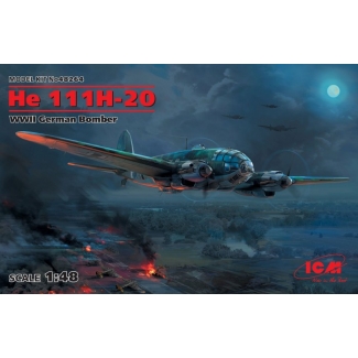 He 111H-20, WWII German Bomber (1:48)