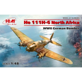 He 111H-6 North Africa, WWII German Bomber (1:48)