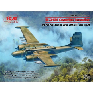 B-26K Counter Invader USAF Vietnam War Attack Aircraft (1:48)