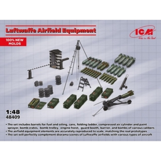 ICM 48409 Luftwaffe Airfield Equipment (1:48)