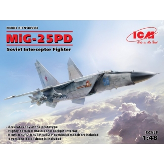 MiG-25 PD, Soviet Interceptor Fighter (1:48)