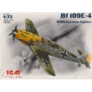 Bf 109E-4 WWII German fighter (1:72)
