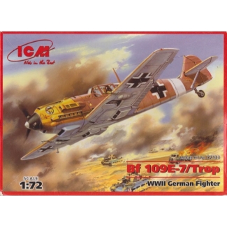 Bf 109E-7/Trop WWII German Fighter (1:72)