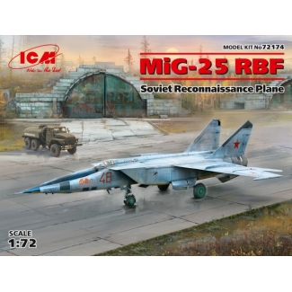 MiG-25 RBF, Soviet Reconnaissance Plane (1:72)