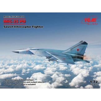 MiG-25 PD, Soviet Interceptor Fighter (1:72)