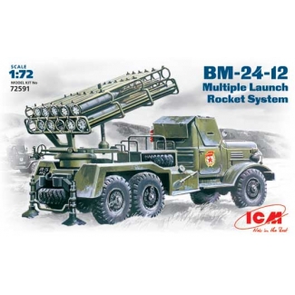 BM-24-12 Soviet Mutiple Launch Rocket System (1:72)