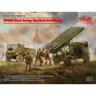 ICM DS3512 WWII Red Army Rocket Artillery W.O.T 6,BM13-16,RKKA Drivers (1:35)