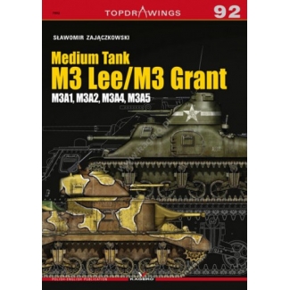 Kagero 7092 Medium Tank M3 Lee / M3 Grant.M3A1, M3A2, M3A4, M3A5