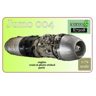 Karaya E7208 Jumo 004 jet engine – resin + PE (1:72)