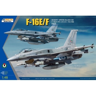 Kinetic 48136 F-16E/F Desert Vipers Block 60 (1:48)