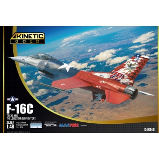 Kinetic 48146 F-16C Texas ANG The Lonestar Gunfighters (1:48)