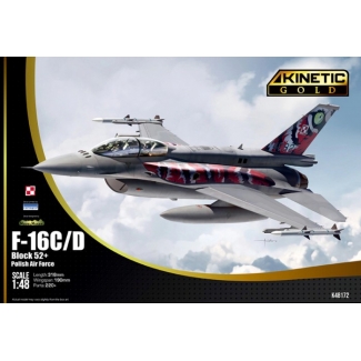 Kinetic 48172 F-16 C/D Block 52+ Polish Air Force (1:48)