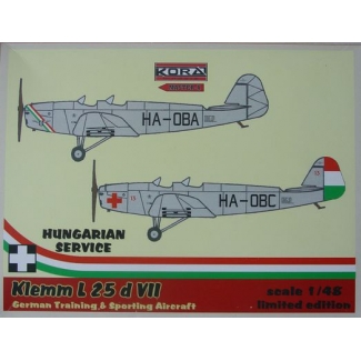 Klemm L25 d VII Hungaria (1:48)