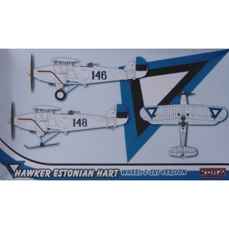 Hawker Estonian Hart wheel & ski version (1:72)