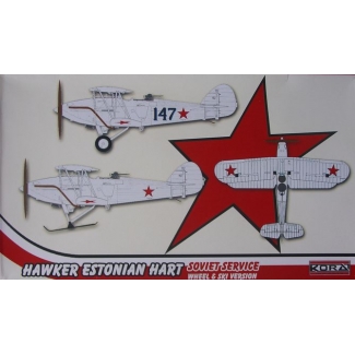 Hawker Estonian Hart wheel & ski vers.-Soviet service (1:72)