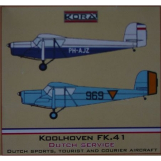 Koolhoven FK.41 Dutch civil & LVA What if (1:72)